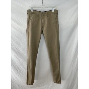 Edwin 85 Pants Mens 30x30 Selvedge Tan Chinos Skinny